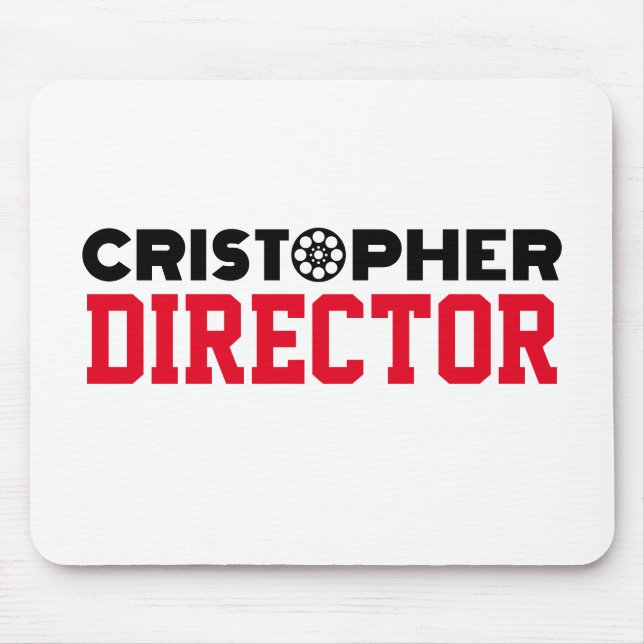 Christopher Director Mouse Pad (Front)
