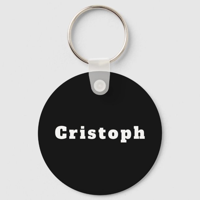 Christopher Key Ring (Front)