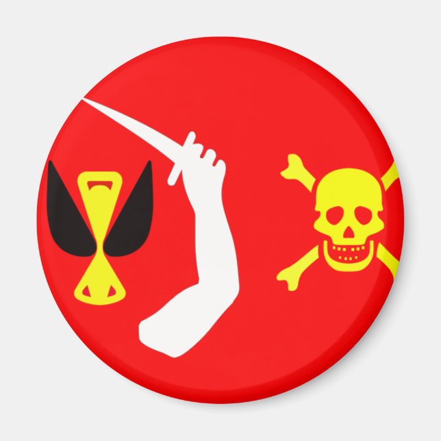 Christopher Moody pirate flag Magnet (Front)