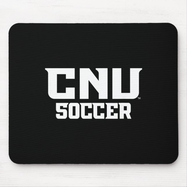 Christopher Newport University Soccer Cnu Apparel  Mouse Mat (Front)