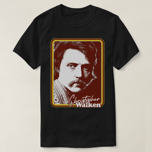 Christopher Walken 80s Retro Fan Art Gift Design T-Shirt (Design Front)