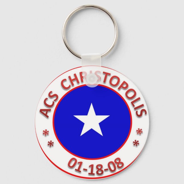 Christopolis Store Key Ring (Front)