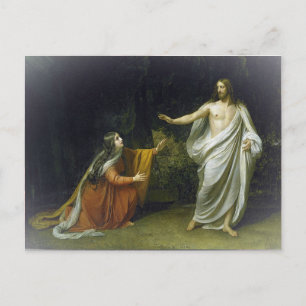 Christ's Appearance to Mary Magdalene by Ivanov Postcard
