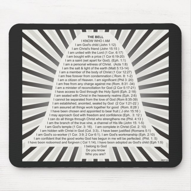 Christ's Bell Mouse Mat (Front)