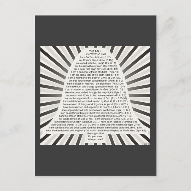 Christ's Bell Postcard (Front)