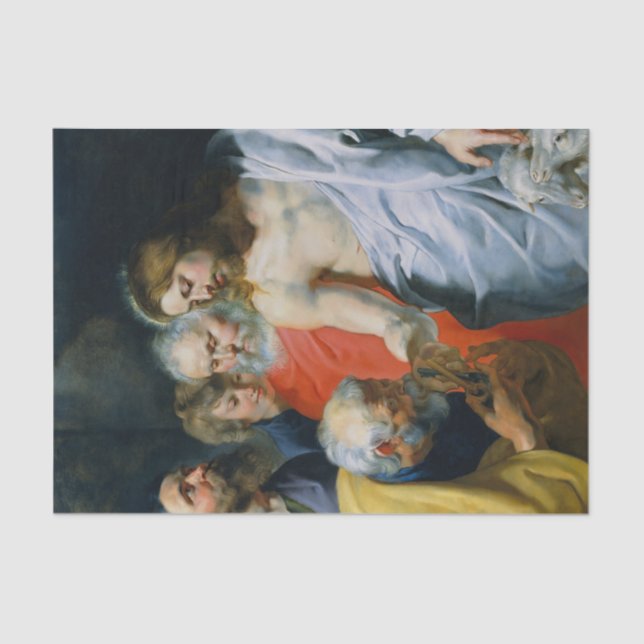 Christ's Charge to Peter by Peter Paul Rubens Tissue Paper (Front)
