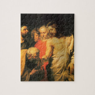 Christ's Charge to Peter by Sir Peter Paul Rubens Jigsaw Puzzle