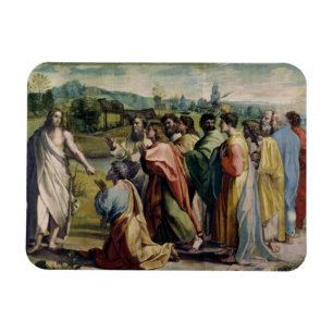 Christ's Charge to St. Peter (cartoon for the Sist Magnet