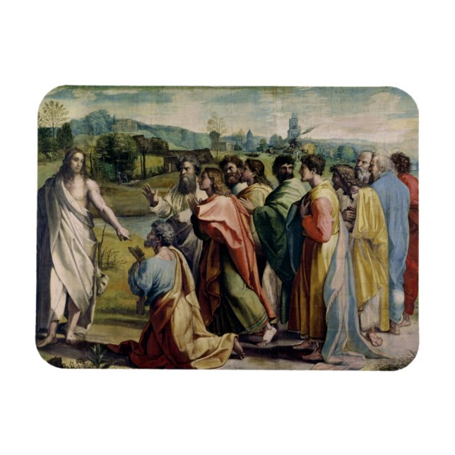Christ's Charge to St. Peter (cartoon for the Sist Magnet (Horizontal)