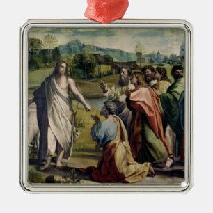 Christ's Charge to St. Peter (cartoon for the Sist Metal Tree Decoration