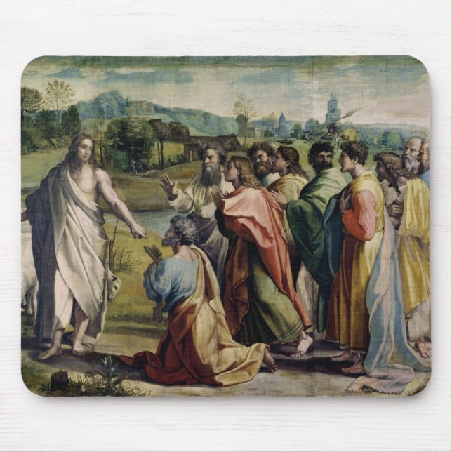 Christ's Charge to St. Peter (cartoon for the Sist Mouse Mat (Front)