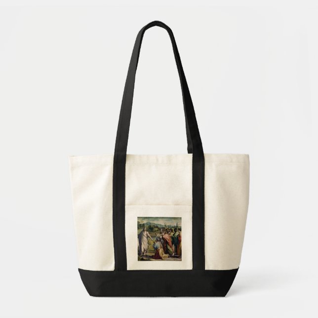 Christ's Charge to St. Peter (cartoon for the Sist Tote Bag (Front)