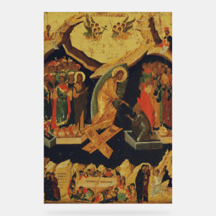 Christ's Descent into Hades Resurrection of Jesus  Acrylic Sign