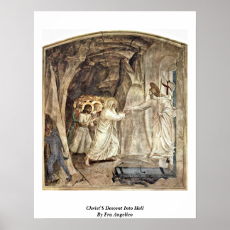 Christ'S Descent Into Hell By Fra Angelico Poster