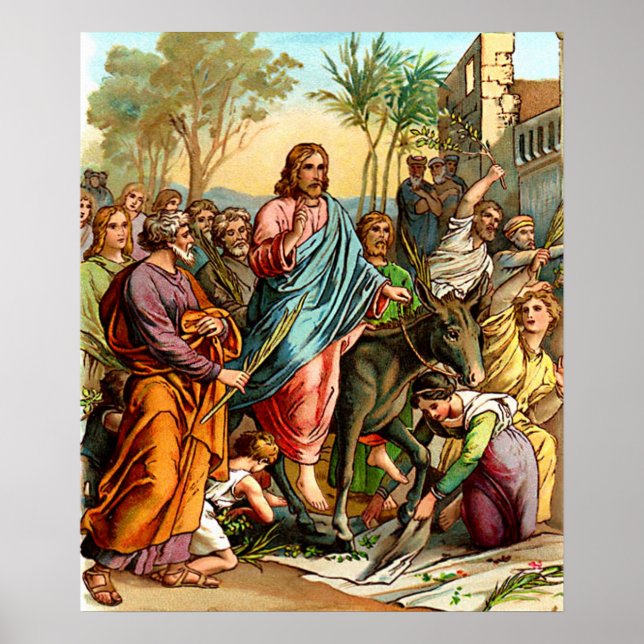 christs entry into poster (Front)