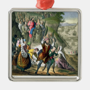 Christ's Triumphal Entry into Jerusalem, from a bi Metal Tree Decoration