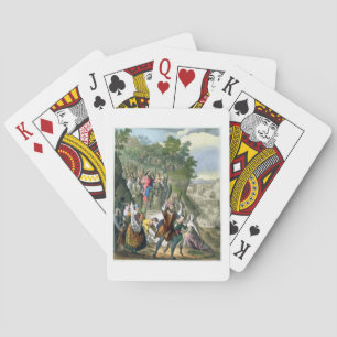 Christ's Triumphal Entry into Jerusalem, from a bi Playing Cards