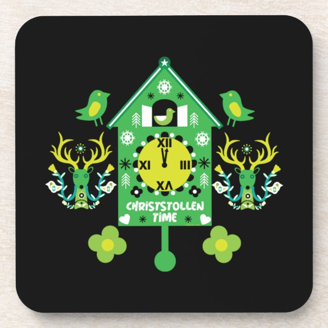 Christstollen Weihnachtsstollen Stollen Xmas      Coaster (Front)