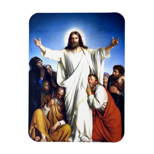 Christus Consolator by Carl Bloch Magnet (Vertical)