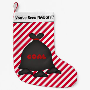 Christy Naughty Coal Holiday stocking
