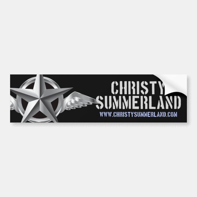 Christy Summerland Logo Bumper Sticker (Front)