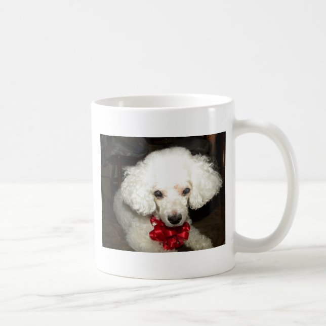 Chritmas Mindy Bishon Mug (Right)