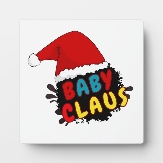 Chritsmas baby Claus Plaque (Front)