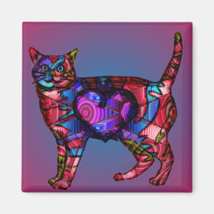 Chroma Calico Glow Magnet
