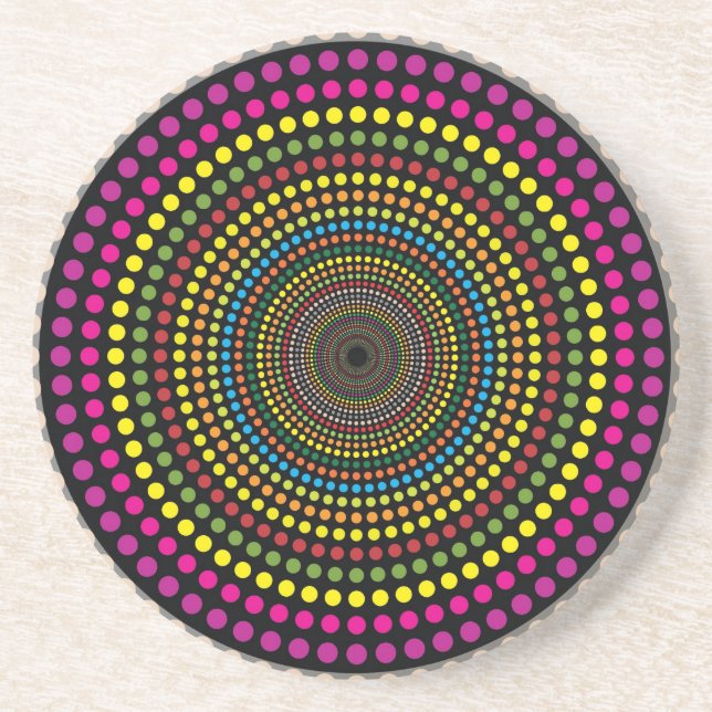 Chroma-Dots Coaster (Front)
