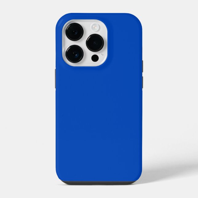 Chroma key colour Blue iPhone Case (Back)