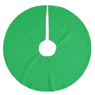 Chroma key colour Green Brushed Polyester Tree Skirt