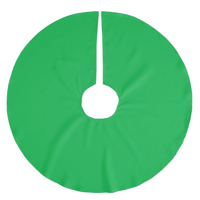 Chroma key colour Green Brushed Polyester Tree Skirt (Front)