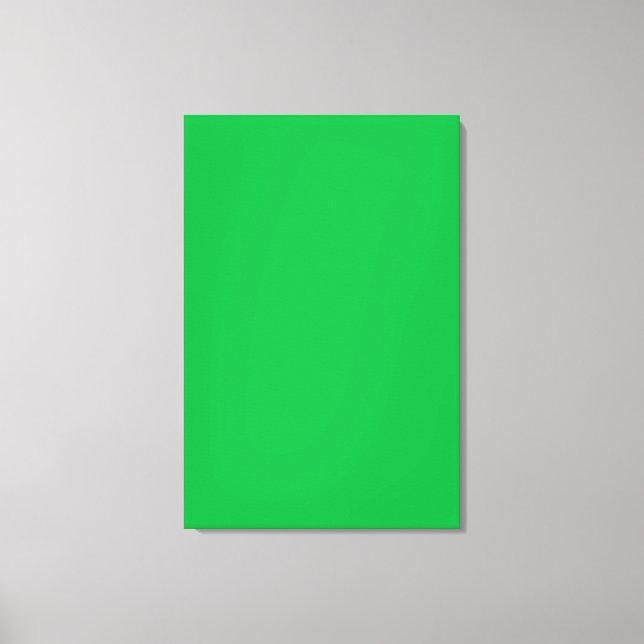 Chroma key colour Green Canvas Print (Front)