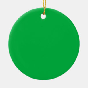 Chroma key colour Green Ceramic Tree Decoration