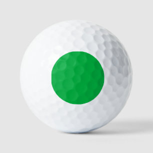 Chroma key colour Green Golf Balls