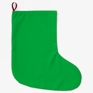 Chroma key colour Green Large Christmas Stocking