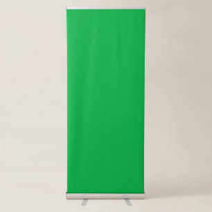 Chroma key colour Green Retractable Banner