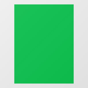 Chroma key colour Green Window Cling