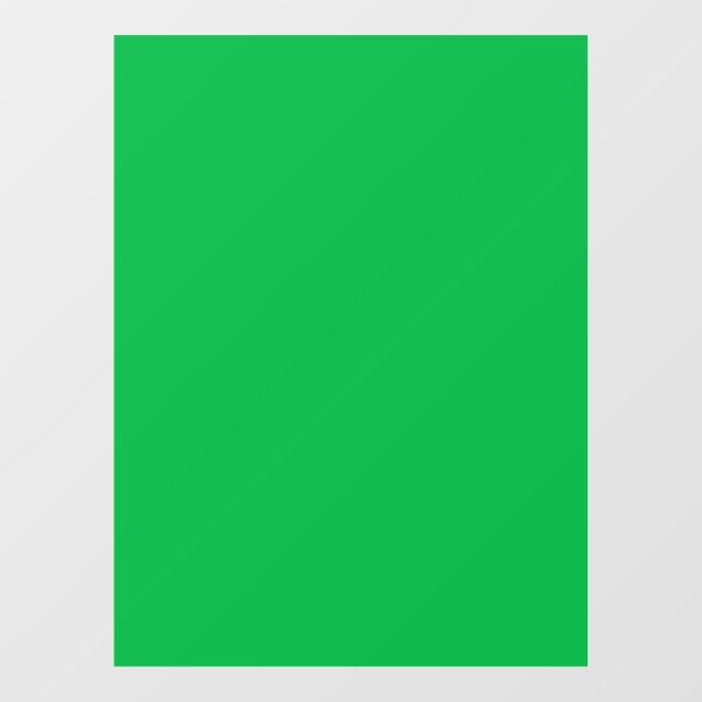 Chroma key colour Green Window Cling (Sheet)