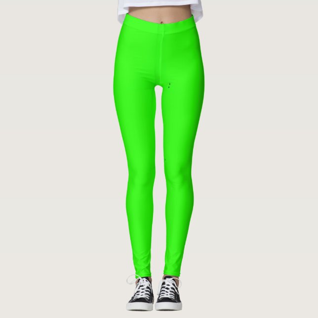 Chroma Key Perfect Green Leggings (Front)