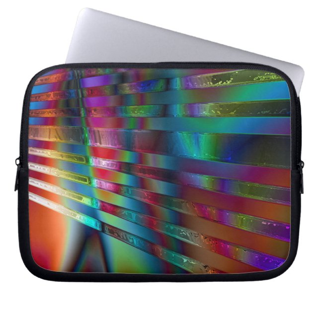 Chroma Rays Laptop Sleeve (Front)