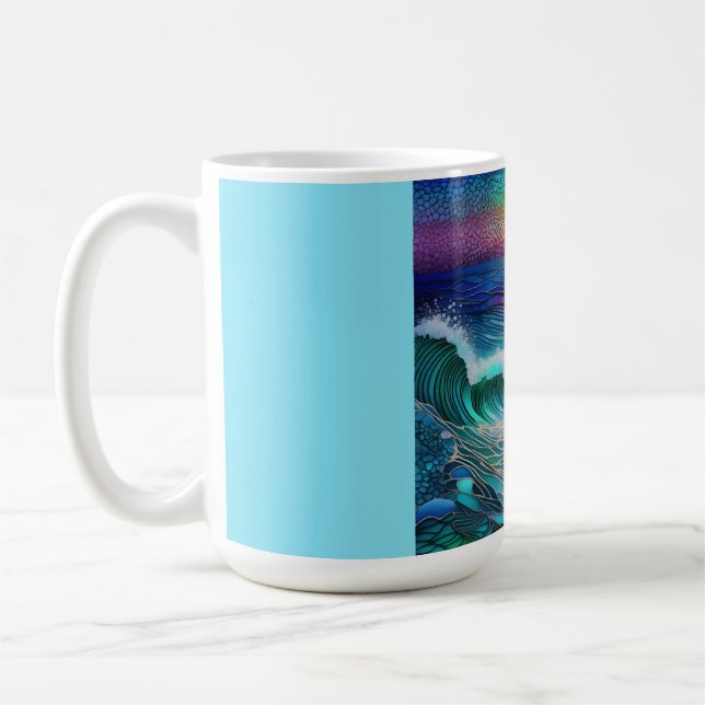 Chroma Sea Seascape Coffee Mug (Left)