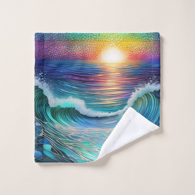 Chroma Sea Seascape Wash Cloth (Wash Cloth)
