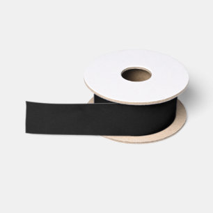 Chroma Textura - Coal Ribbon Satin Ribbon