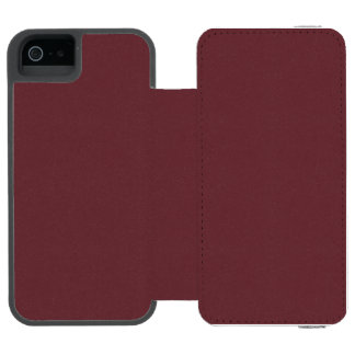 Chroma Textura - Wine  Incipio Watson™ iPhone 5 Wallet Case