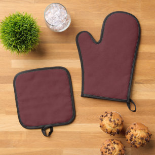 Chroma Textura - Wine Oven Mitt & Pot Holder Set