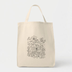 Chroma Tomes Gnomes Tote Bag Colour Your Own
