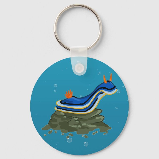 Chromadoris Nudibranch Key Ring (Front)