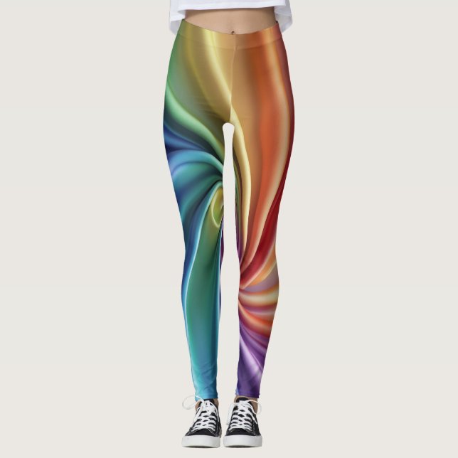 Chromaspiral Bloom Leggings (Front)