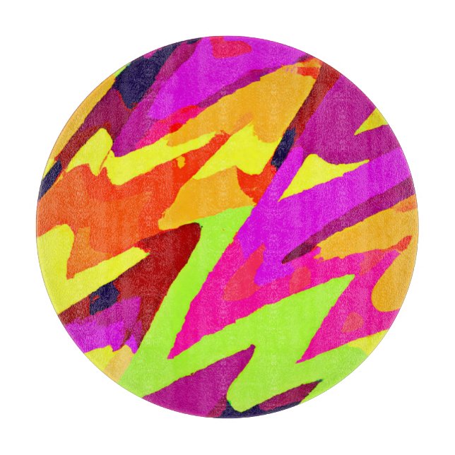 Chromatic Art Fusion Cutting Board (Front)
